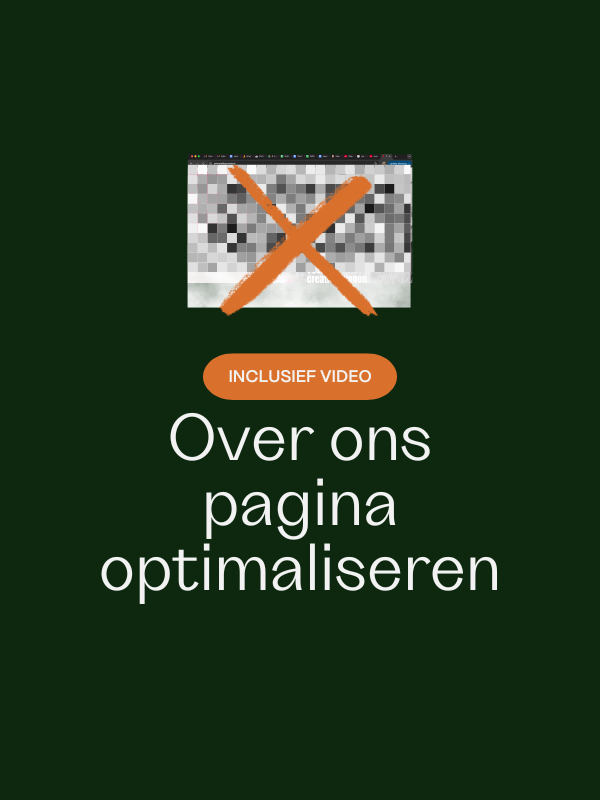 over ons-pagina optimaliseren